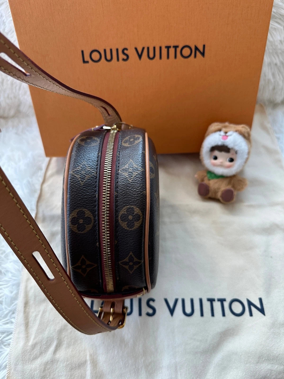 Louis Vuitton Monogram Canvas Round Mini Crossbody Bag For Women