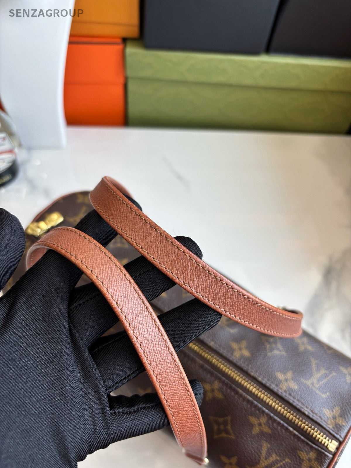 Louis Vuitton Monogram Papillon 30 Handbag Vintage