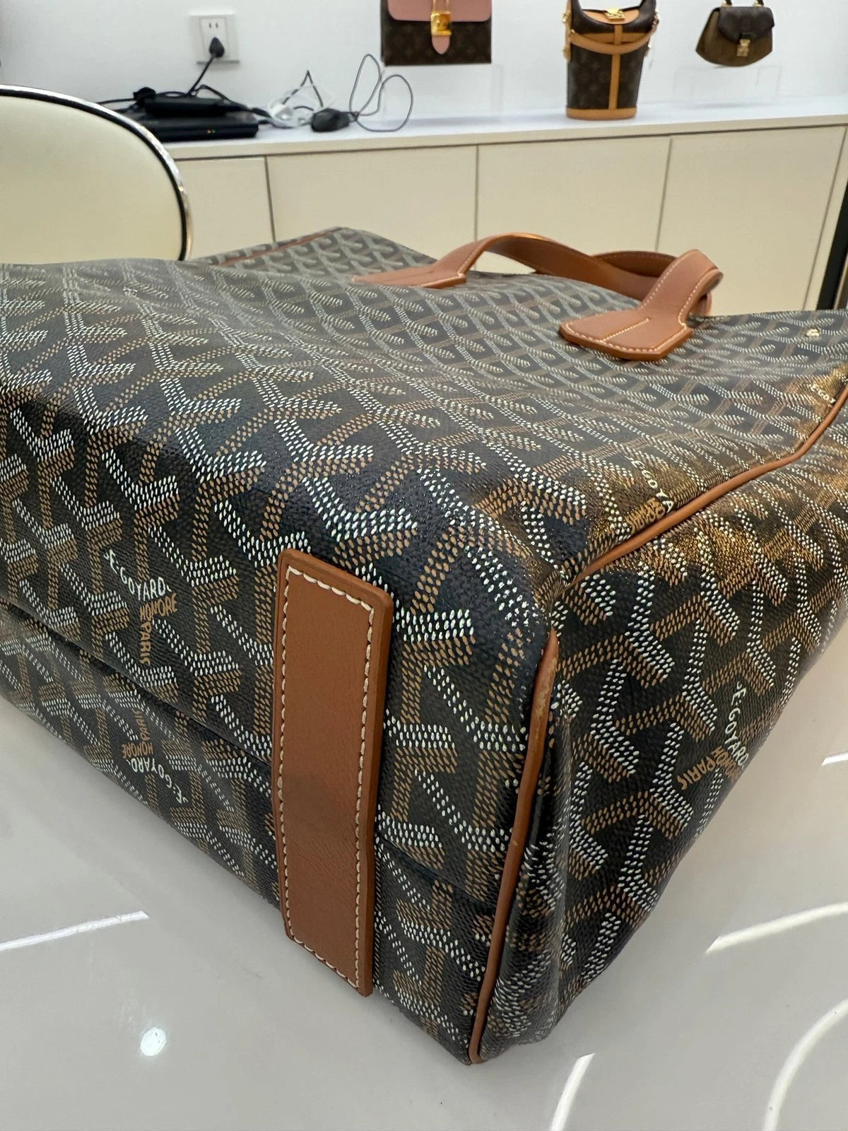 Goyard Voltaire Tote Top Handle Bag For Women