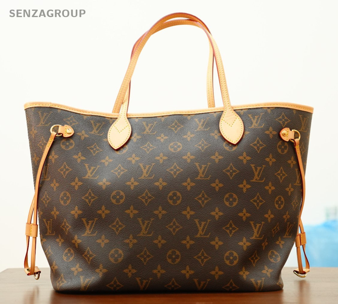 Louis Vuitton Neverfull MM Tote Monogram Shoulder bag Brown Women