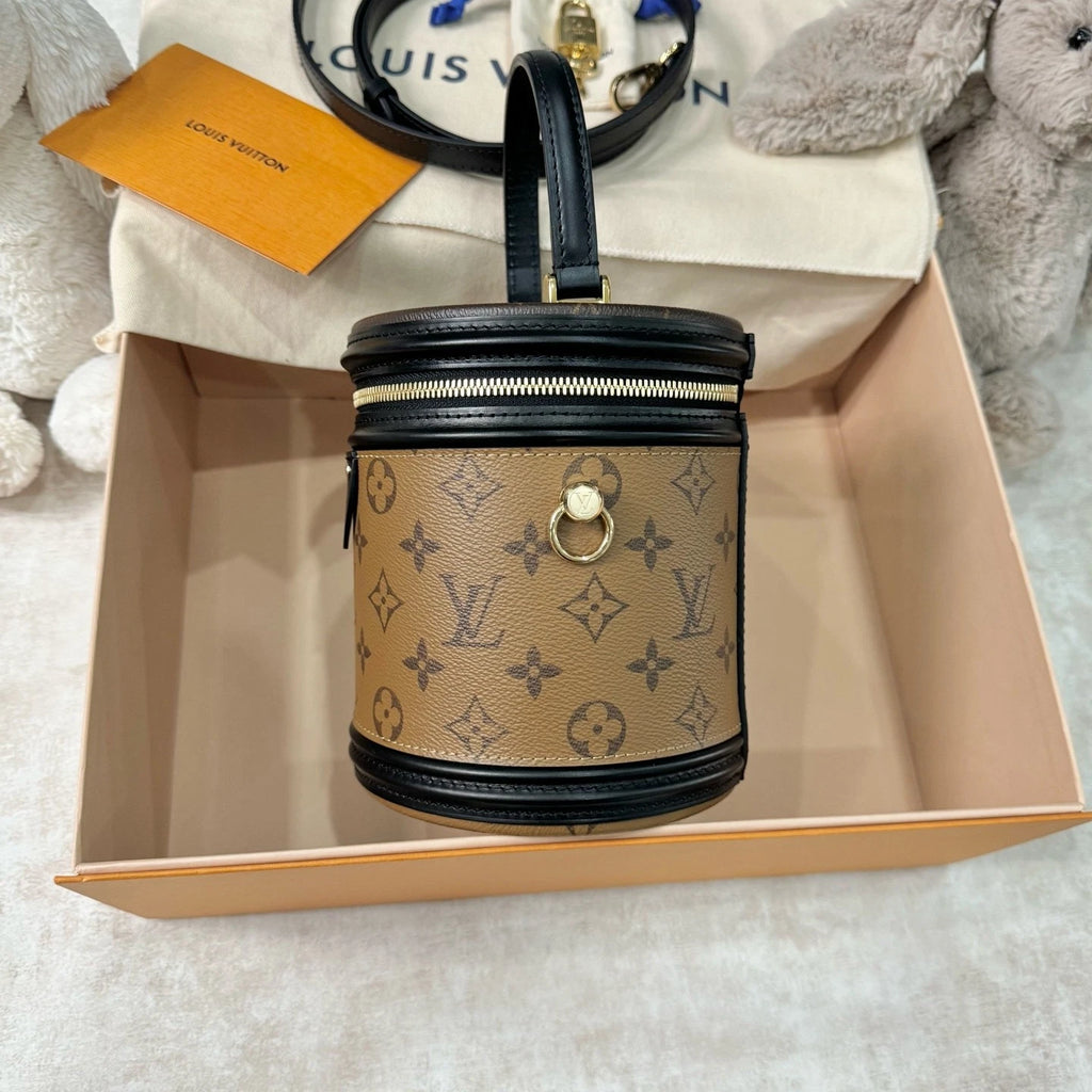 New Louis Vuitton Cannes Canvas Bucket Bag For Women