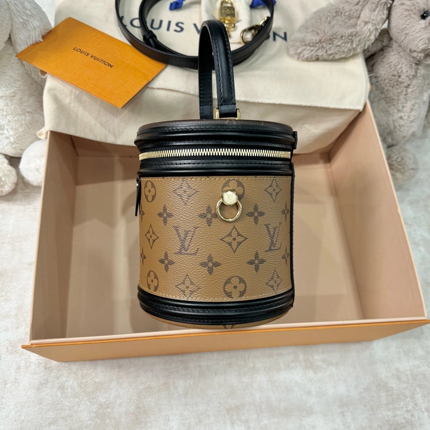 New Louis Vuitton Cannes Canvas Bucket Bag For Women