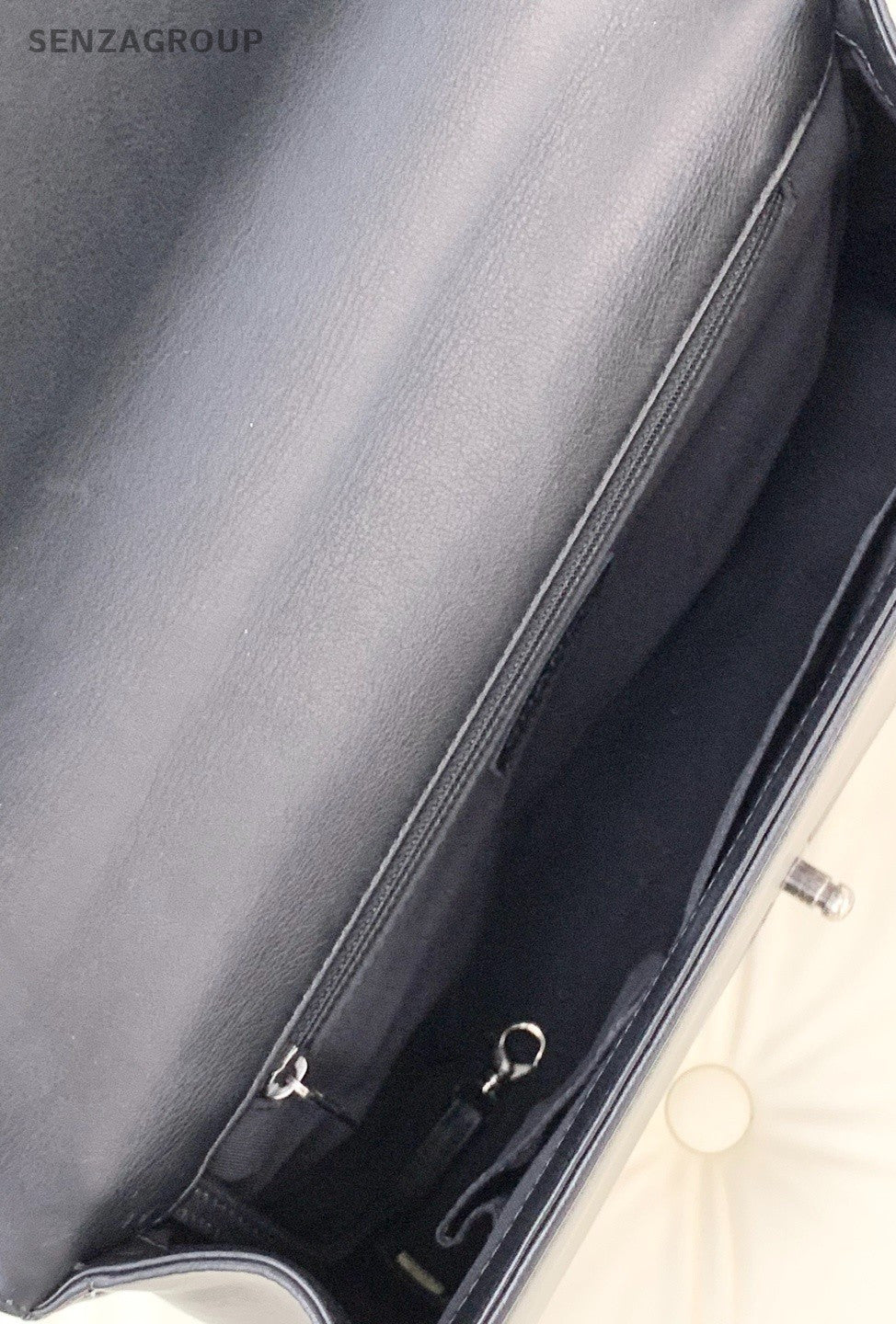 Chanel Leboy GM Calfskin Shoulder Crossbody Bag Women Black Almost Brand New