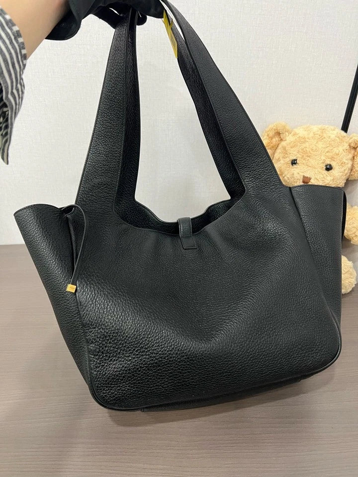 YSL Black Gold Bea Tote Bag For Women