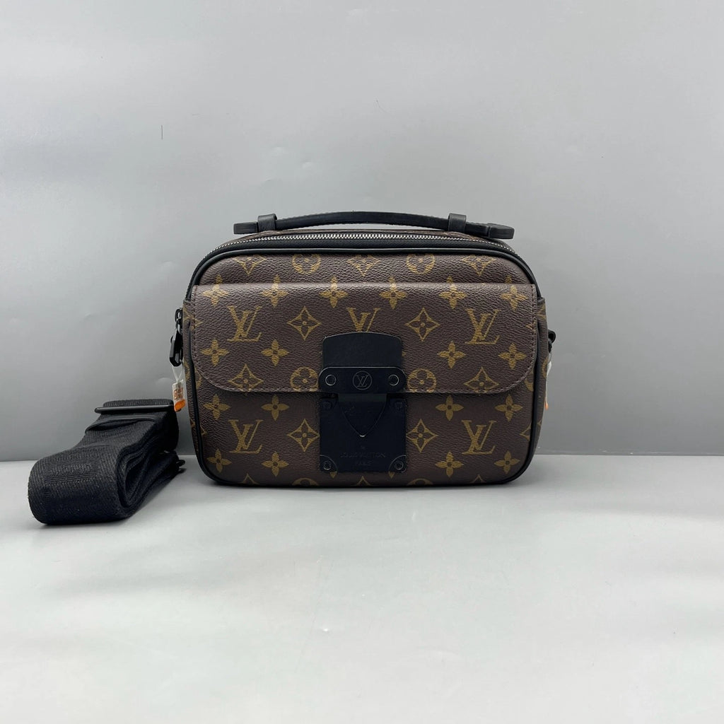 Louis Vuitton Canvas S-Lock Messenger Bag For Women