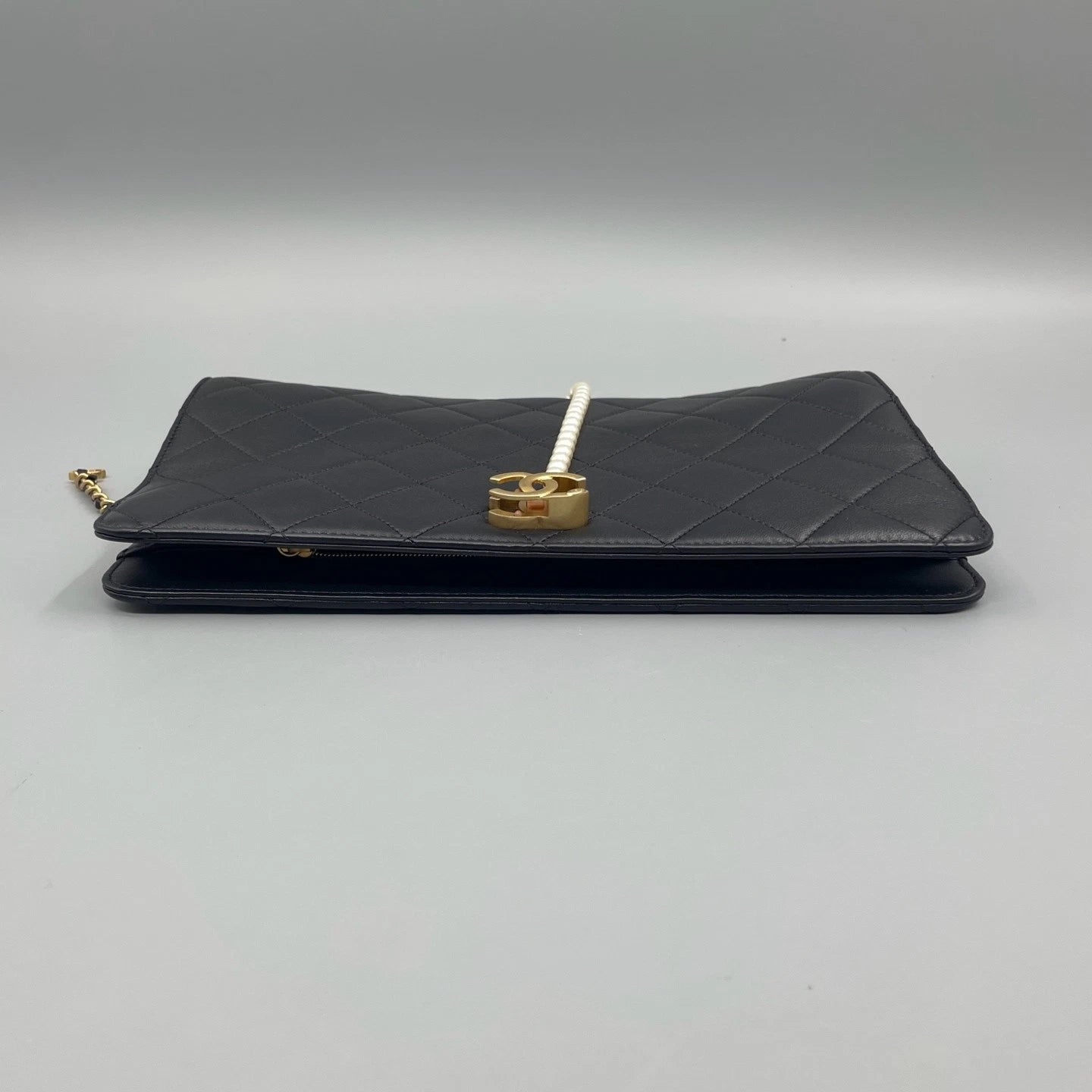 Chanel Quilted Lambskin Clutch Bag For Women