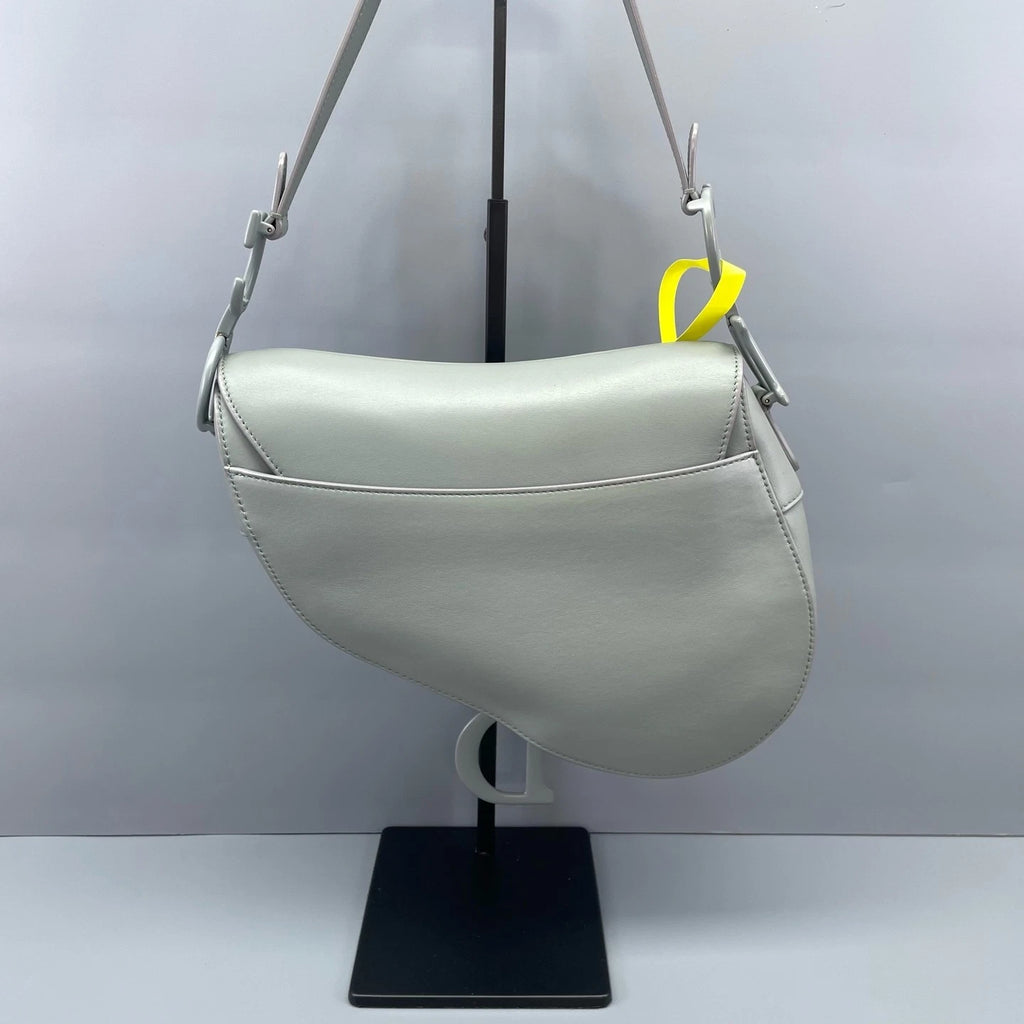 Dior Saddle Gray Shoulder Bag Excellent