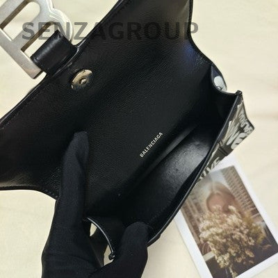 Balenciaga Classic Black White Shoulder Crossbody Bag for Women