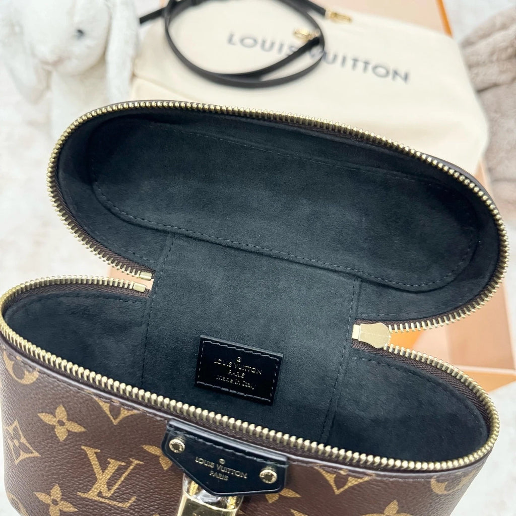 Louis Vuitton Vanity Canvas Top Handle Excellent