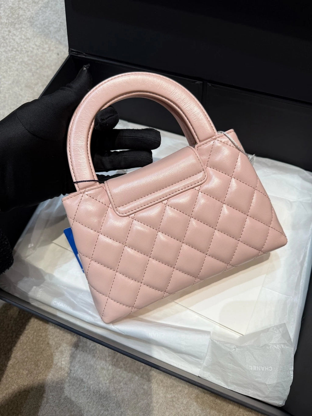 CHANEL Pink Large Kelly Top Handle Bag For Women