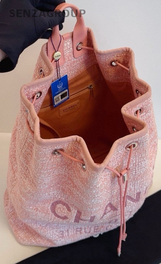 CHANEL Summer limited edition Bucket Drawstring Shoulder bag Pink Women