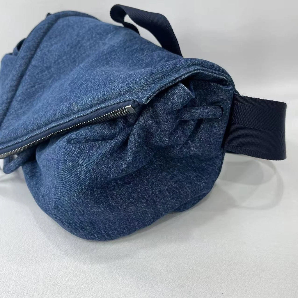 Bottega Veneta BEAK Denim Crossbody Bag For Women