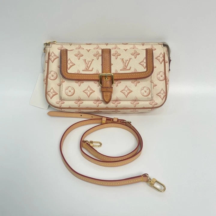 Louis Vuitton Monogram Dune Baguette Shoulder Bag For Women