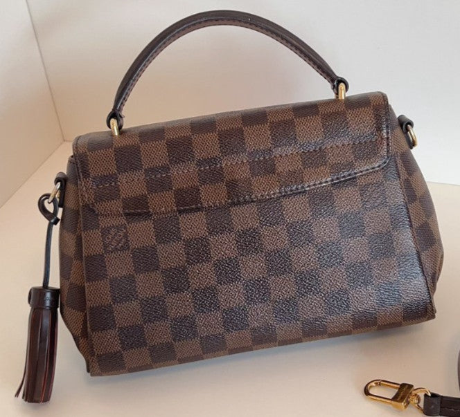 Louis Vuitton Croisette Damier Ebene Top Handle 2WAY Shoulder bag Brown