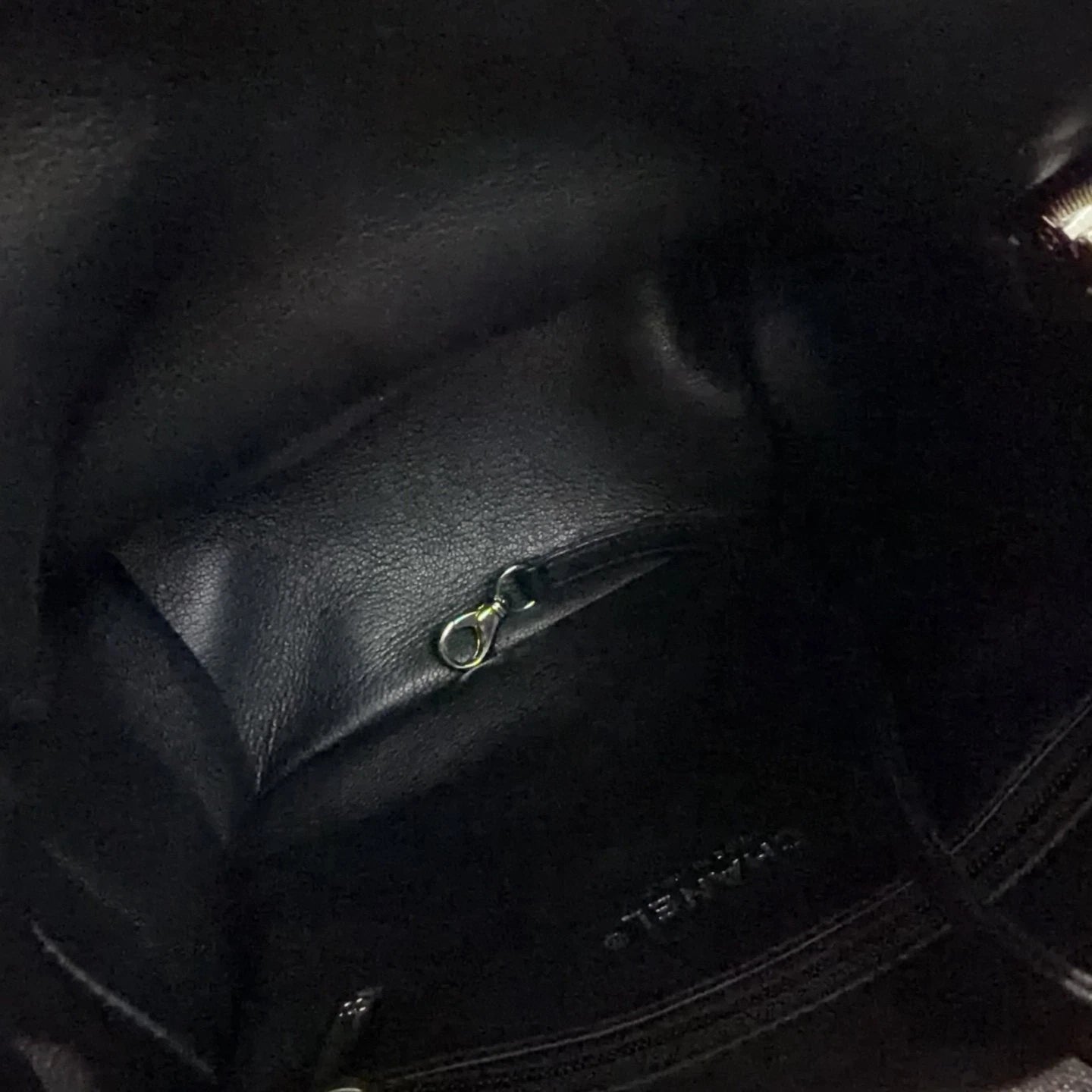 Chanel Sequin Mini Backpack Daypack Black Base Clear Sequin Full Leather