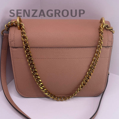 Louis Vuitton Lockme Chain Pink Leather Small Crossbody Bag Women's Classic