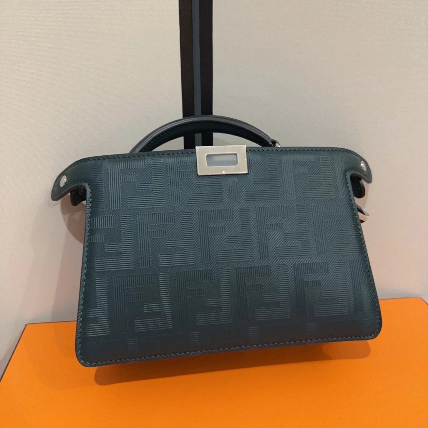 FENDI Peekaboo ISeeU XCross FF Striped Handbag For Women