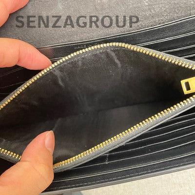 Saint Laurent WOC Black Gold Chain Crossbody Bag Classic Women's
