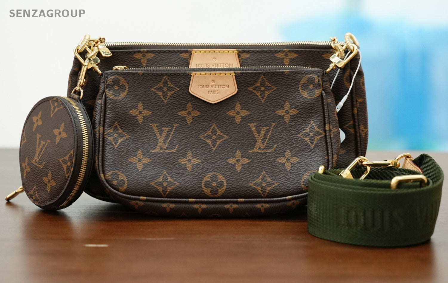 Louis Vuitton Multi Pochette Accessoires Shoulder Bag Canvas M44813