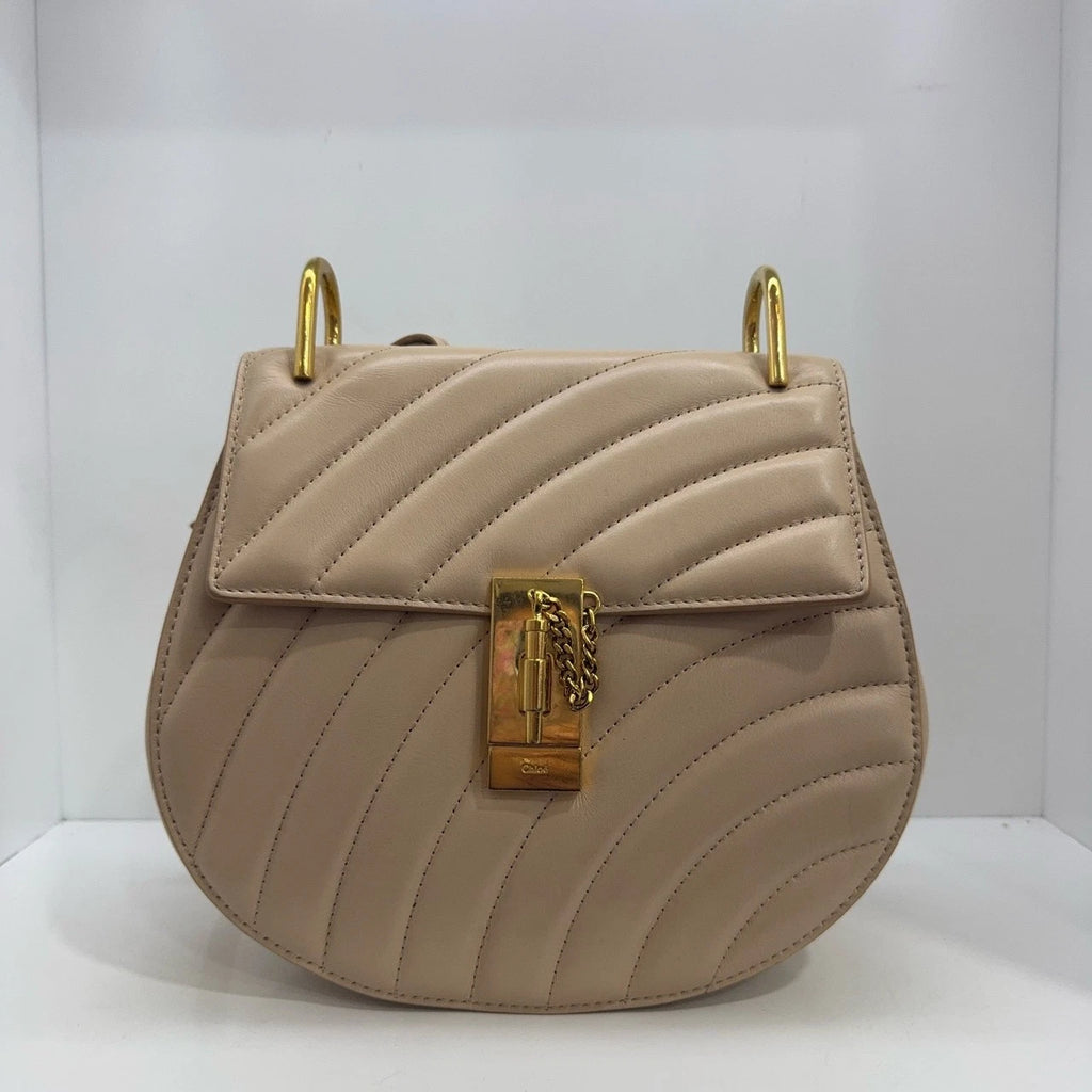 Chloe Pink Lambskin Women's Shoulder Crossbody Bag