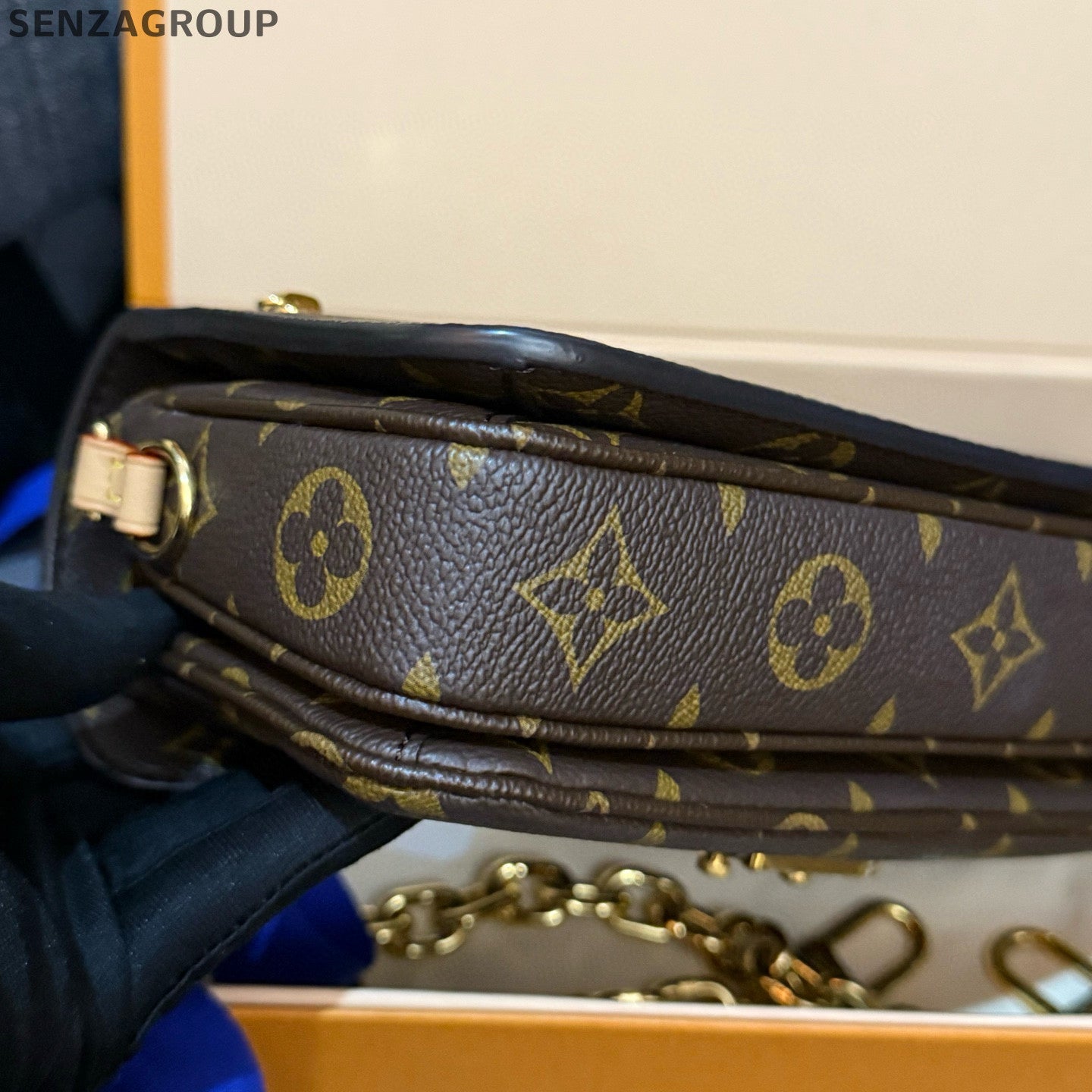 Louis Vuitton Monogram Pochette Metis Crossbody Bag Brown for Women