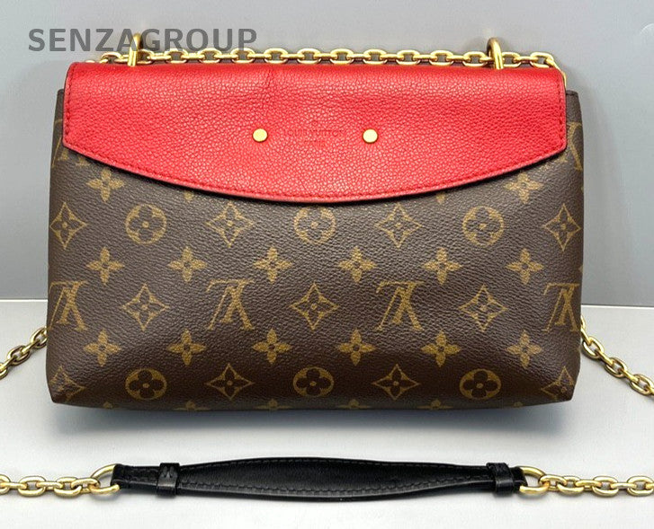 Louis Vuitton Saint Monogram Chain Strap Shoulder bag Red Women Crossbody