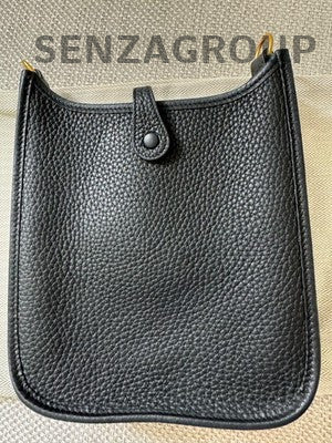 Hermès Evelyne Mini Black Gold Shoulder Crossbody Bag Women Classic Fashion