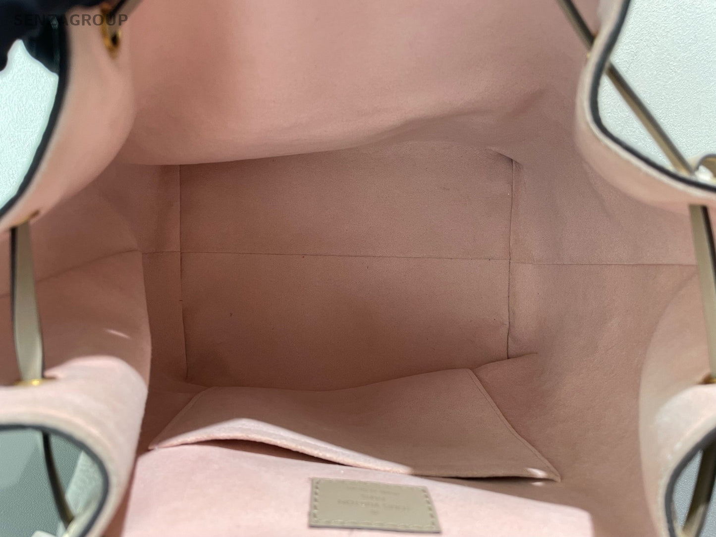 Louis Vuitton Montsouris Monogram Backpack Gray Pink Gold Women Classic