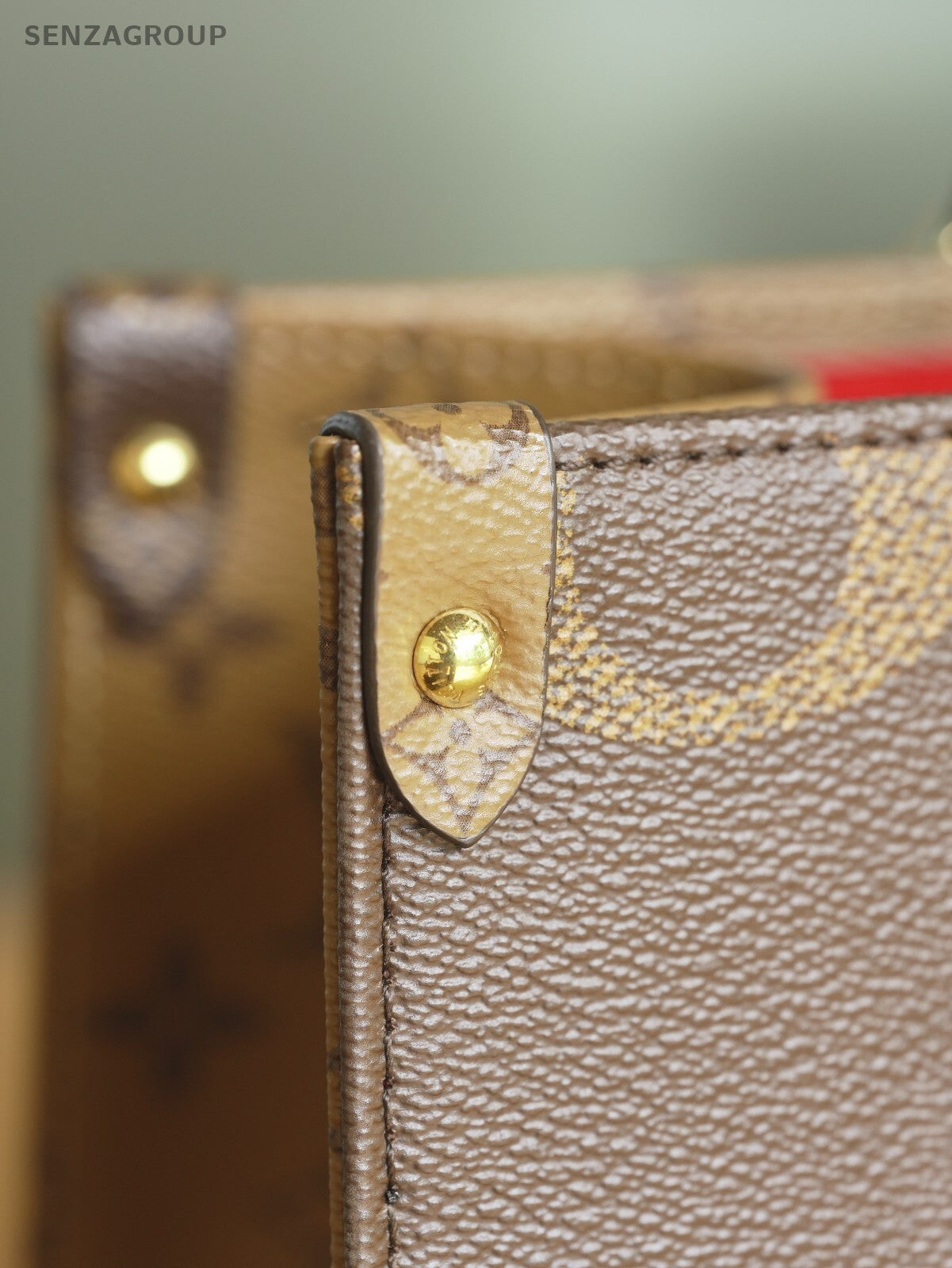 LOUIS VUITTON Monogram ONTHEGO MM Hand Bag Brown M45321 Chip Version