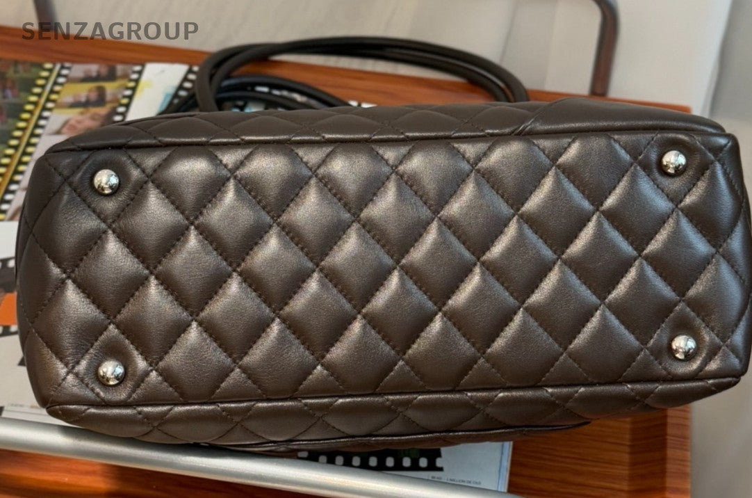 Chanel Cambon Pillow Bag Top Handle Shoulder Bag Women Black