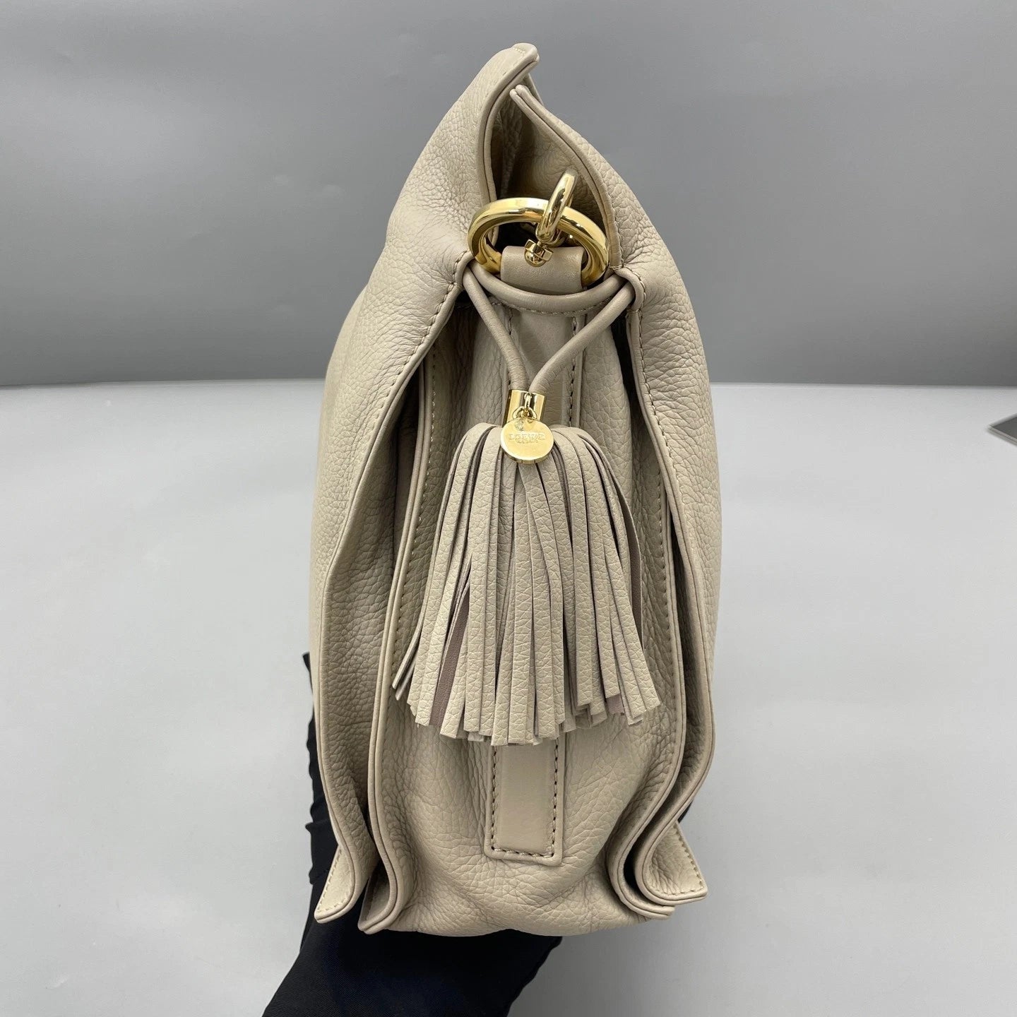 Loewe Flamenco Bucket Bag For Women Light Gray