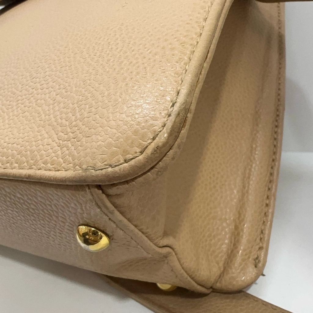 CHANEL Beige Kelly Shoulder Handbag for Women