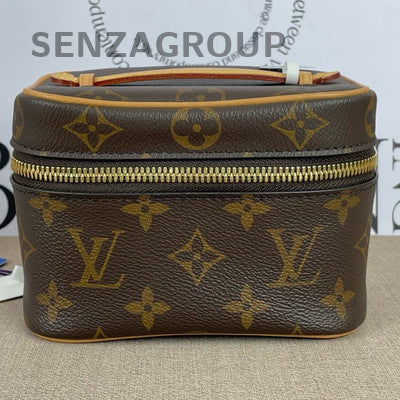 Louis Vuitton Nice Nano Monogram Zipper Pouch Women's Classic Handbag