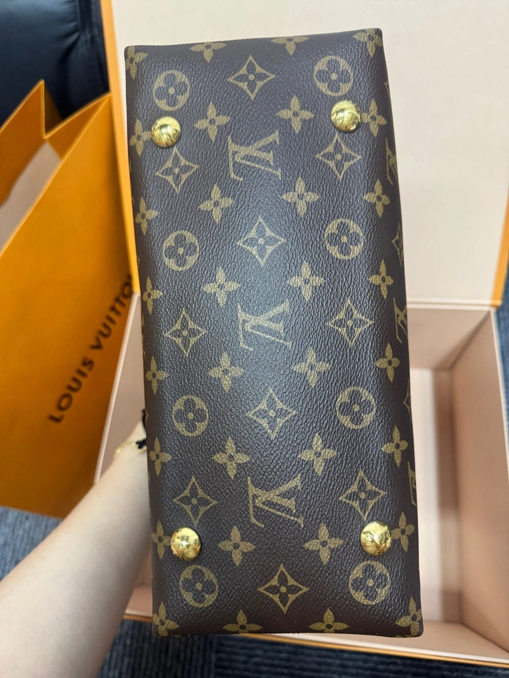 Louis Vuitton Monogram Canvas Carryall Small Tote Bag For Women