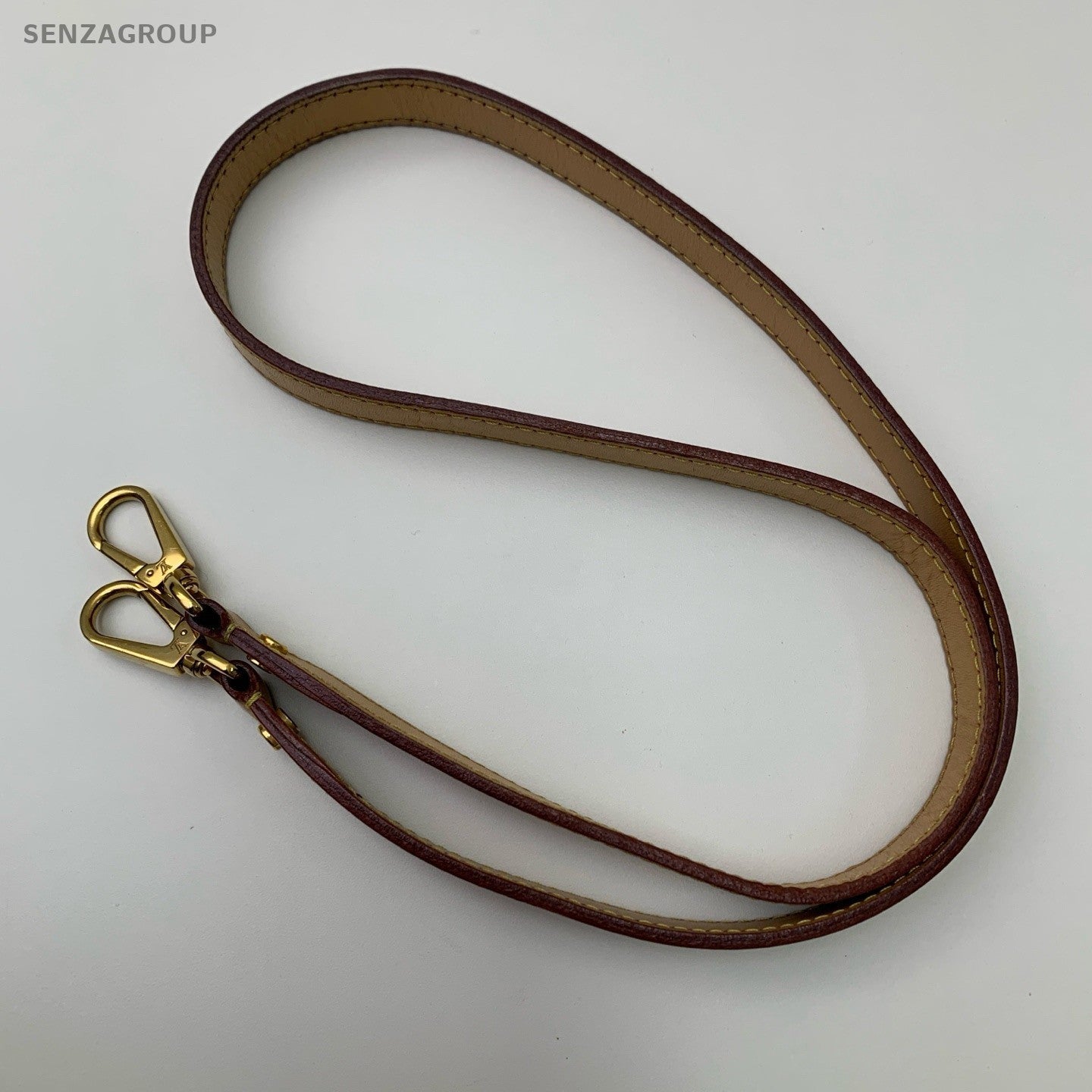 Louis Vuitton Monogram Duffle Top Handle Bag Crossbody Brown Gold Women Classic