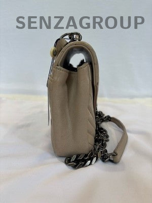 Saint Laurent Chain Shoulder Crossbody Bag Women Gray Silver Classic Fashion