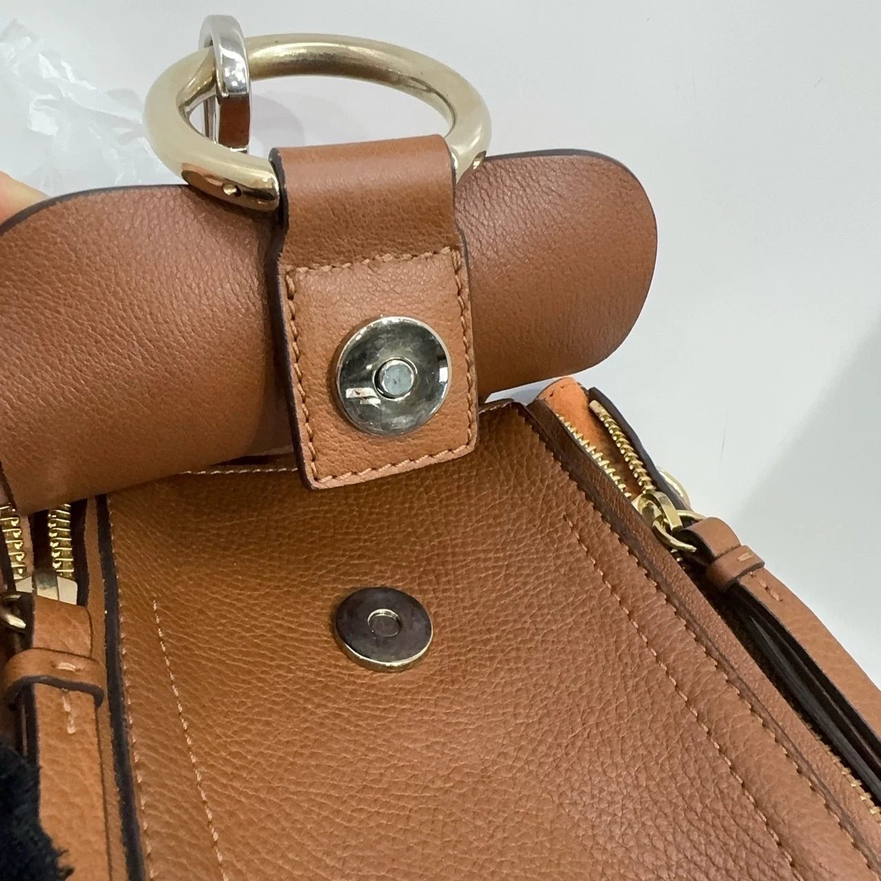 Chloe Faye Mini 2-way Backpack Suede Calfskin Shoulder Handbag For Women