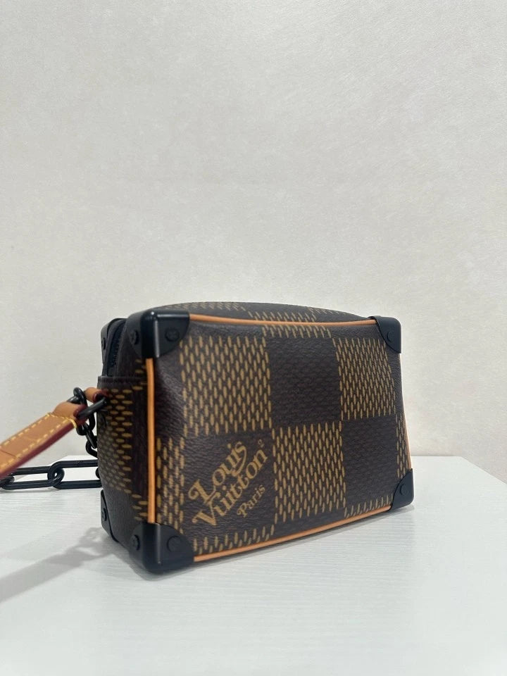 Pre-owned Louis Vuitton x Nigo Soft Trunk Canvas Box Bag Unisex