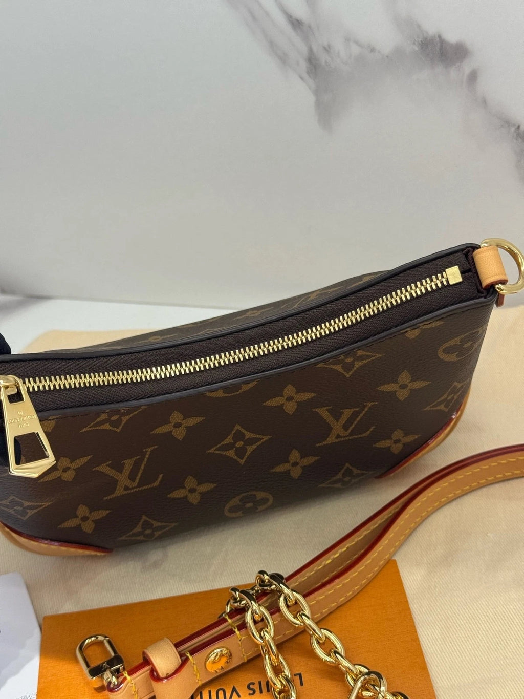 Louis Vuitton Nano Boulogne Monogram Canvas Shoulder Bag Women