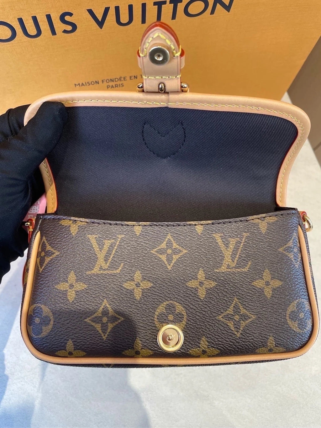 Louis Vuitton Nano Baguette Shoulder Bag For Women