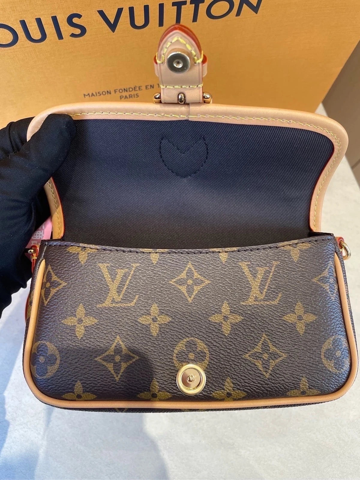Louis Vuitton Nano Baguette Shoulder Bag For Women