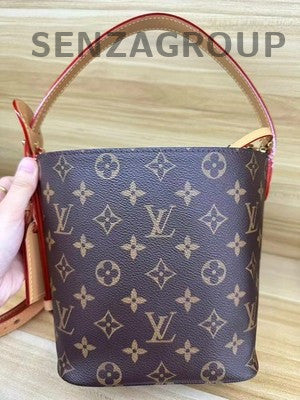 Louis Vuitton All In BB Bucket Bag Brown Gold Women Classic Handbag