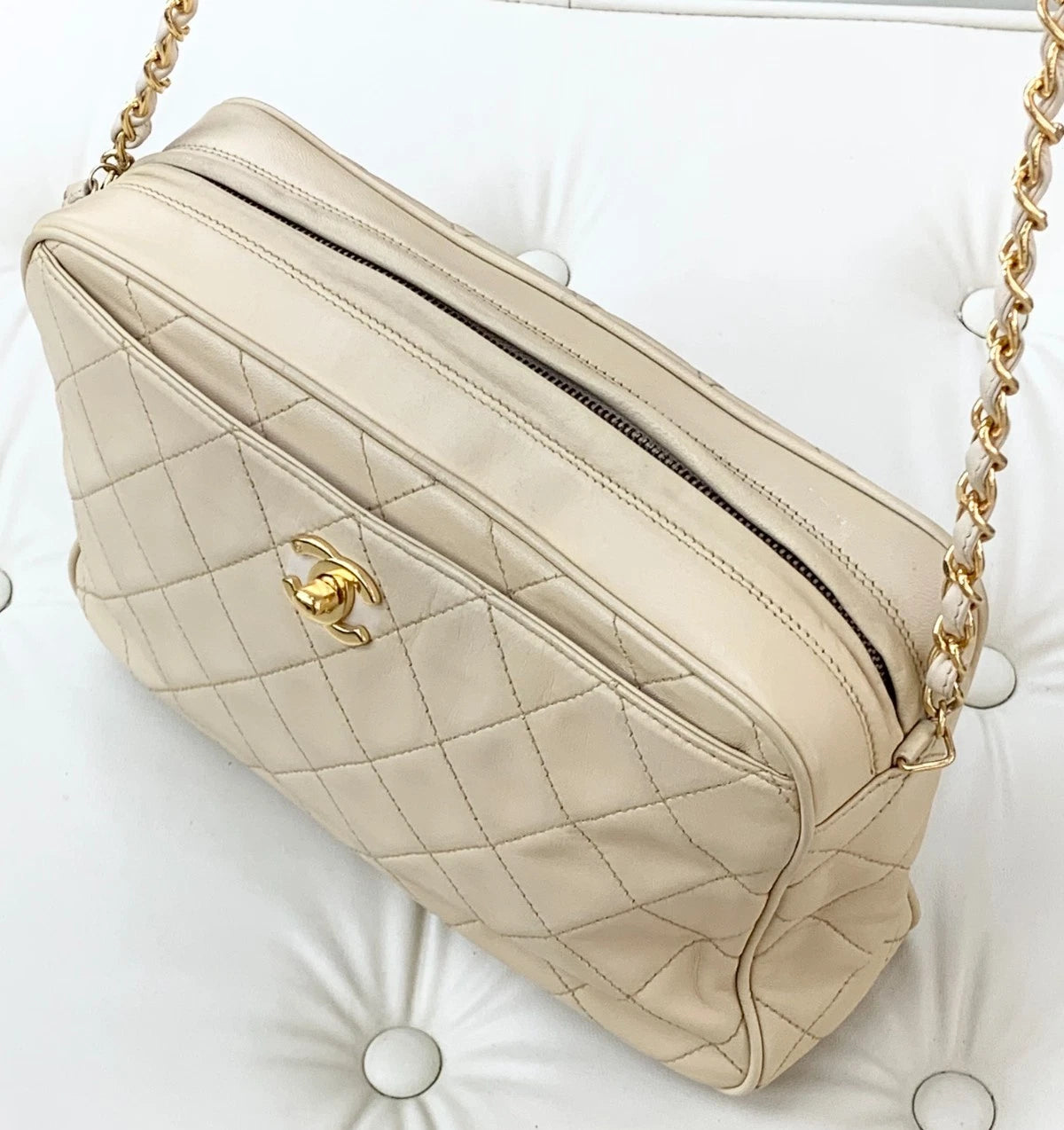 Chanel Lambskin 2Ways Shoulder Bag Crossbody Bag Women S