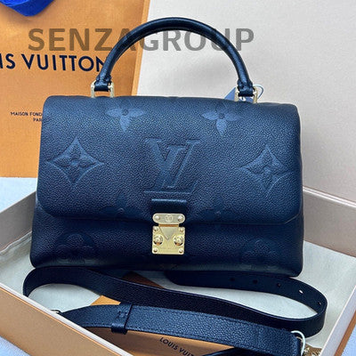 Louis Vuitton Madeleine MM Black Gold Monogram Shoulder Bag