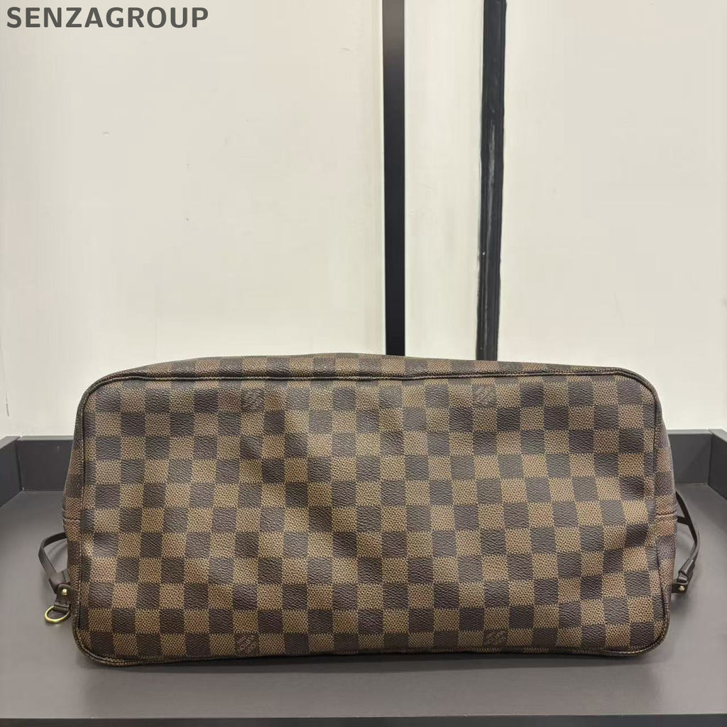 Louis Vuitton Neverfull MM Damier Ebene Tote Bag Classic Women's
