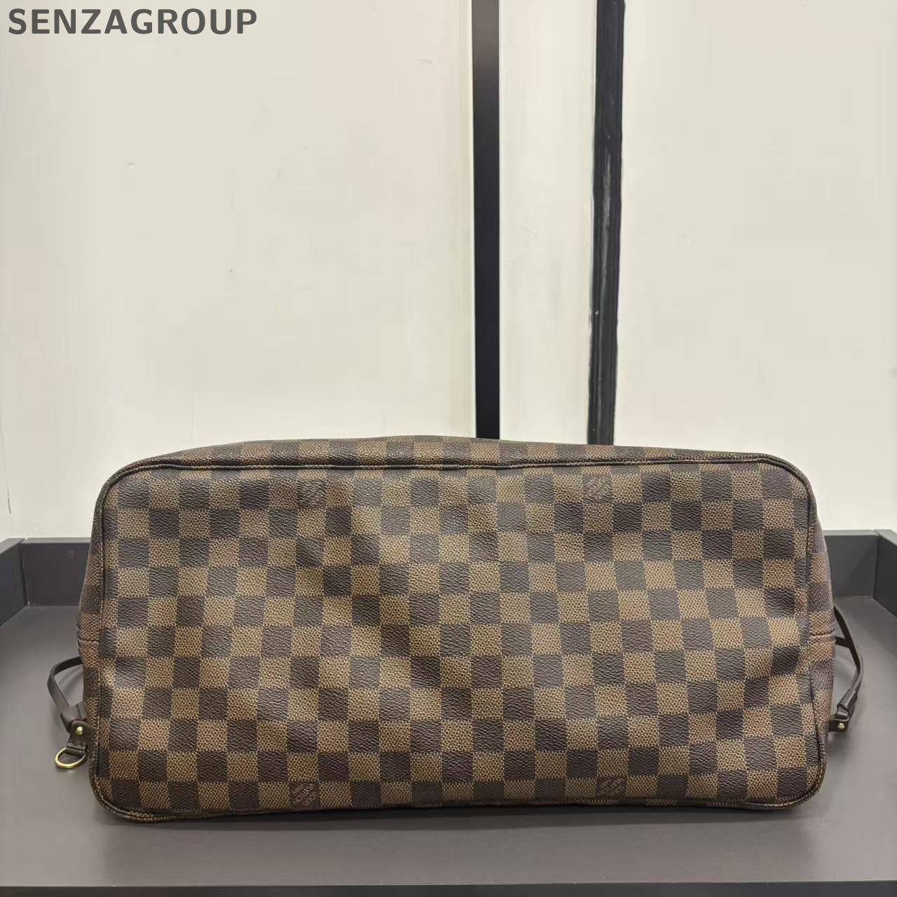 Louis Vuitton Neverfull MM Damier Ebene Tote Bag Classic Women's