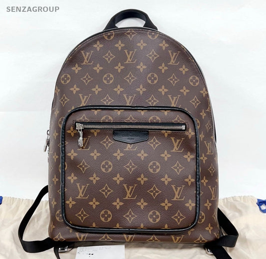 Louis Vuitton Discovery Monogram Backpack Brown Silver Unisex Adults Classic