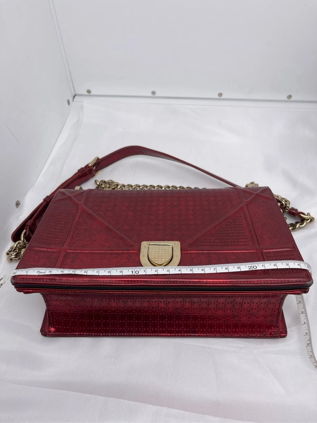 Dior Chain Red Shoulder Bag For Women