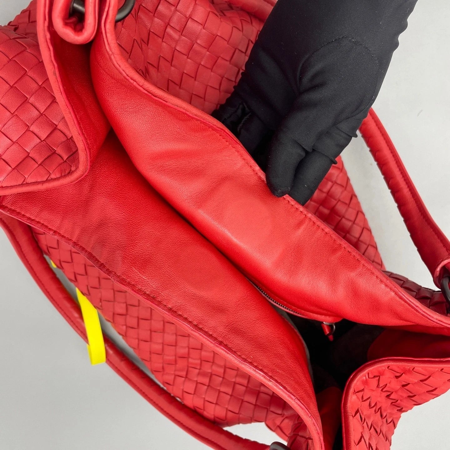 Bottega Veneta Woven Red Tote Hobo Bag For Women