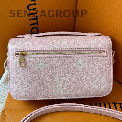 Louis Vuitton Pink Monogram Canvas Pochette Métis Chain Crossbody Bag
